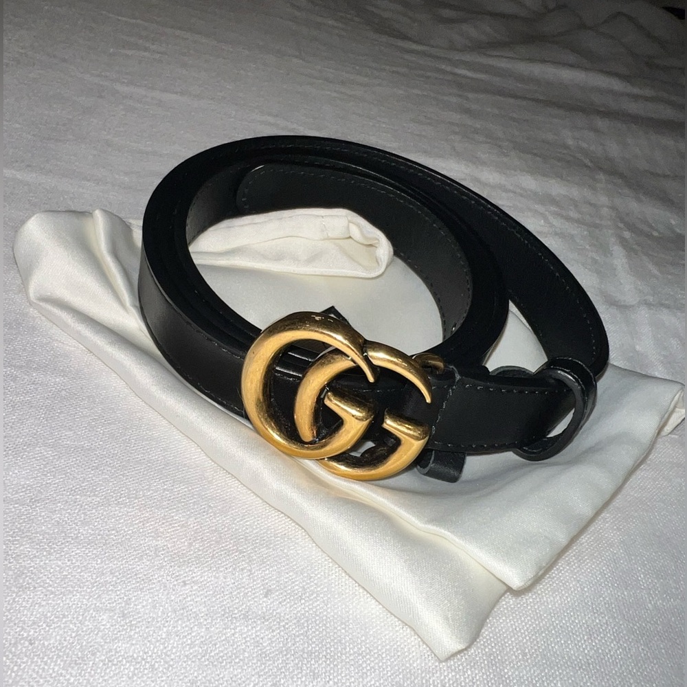 40 inch thin Gucci belt